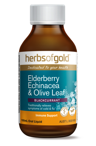 Herbs of Gold Elderberry Echincea & Olive Leaf