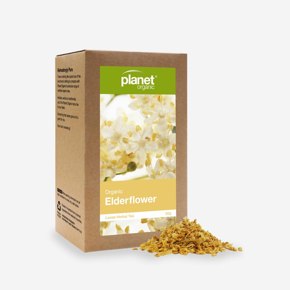 Planet Organic Elderflower Loose Herbal Tea