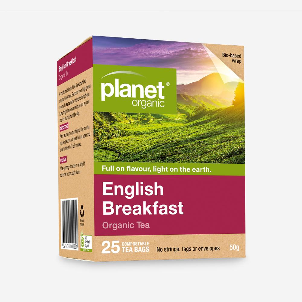 Planet Organic Tea Bags English Breakfast