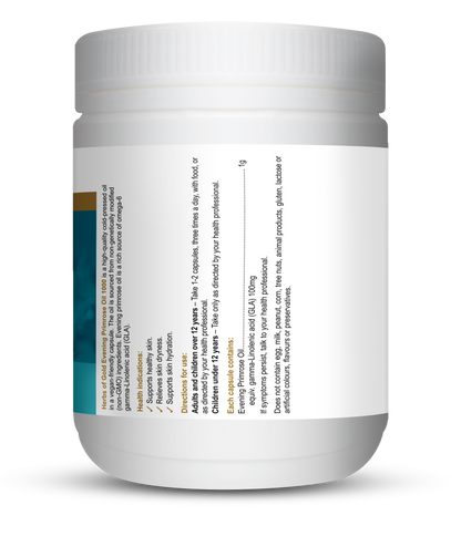 Herbs of Gold - Evening Primrose Oil 1000mg