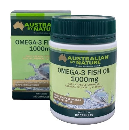 Australian By Nature Omega 3 Fish Oil 1000mg