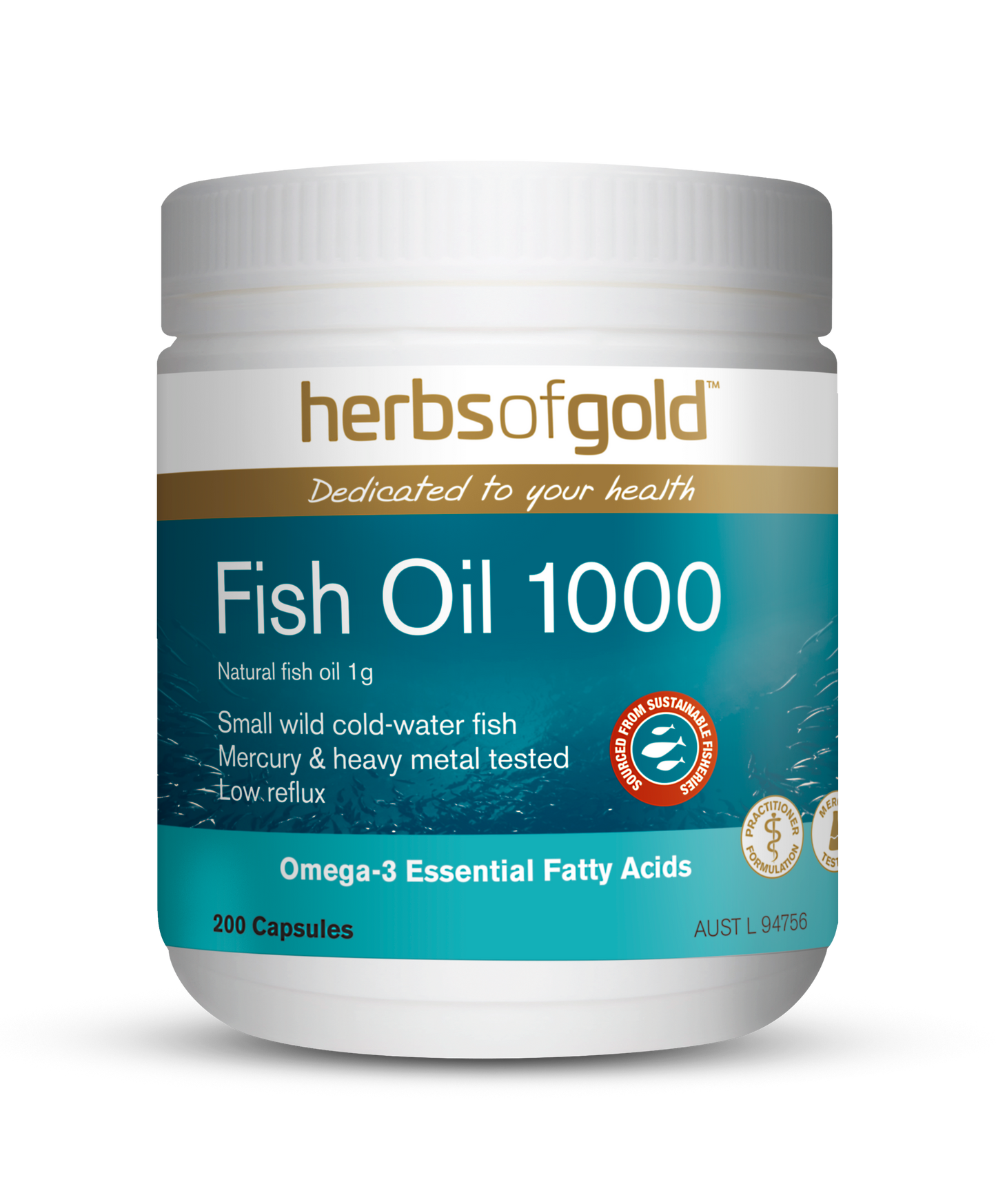 Herbs of Gold - Fish Oil 1000mg