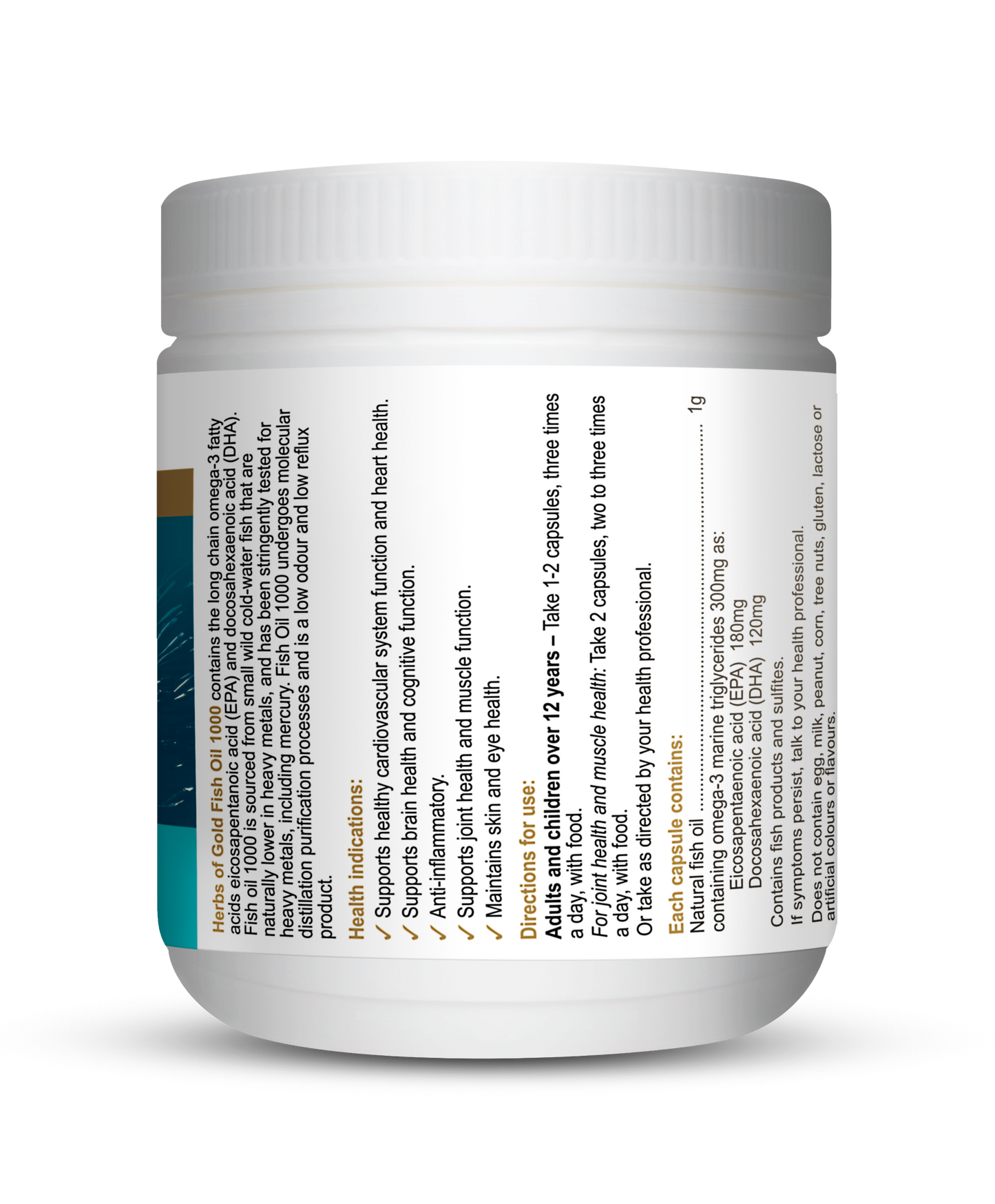 Herbs of Gold - Fish Oil 1000mg