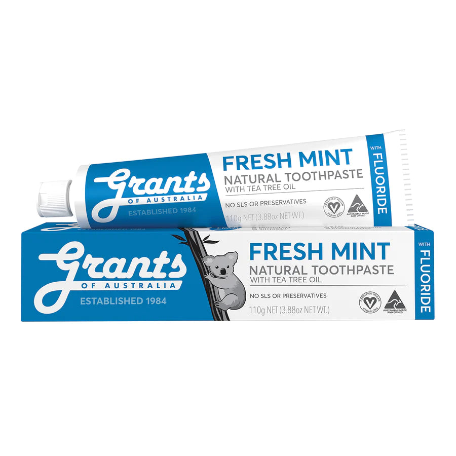 Grants Fresh Mint Toothpaste with Fluoride
