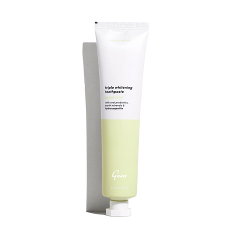 Gem Triple Whitening Toothpaste Apple Mint