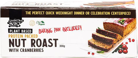 Plantasy Foods Nut Roast With Cranberries Includes Baking Pan