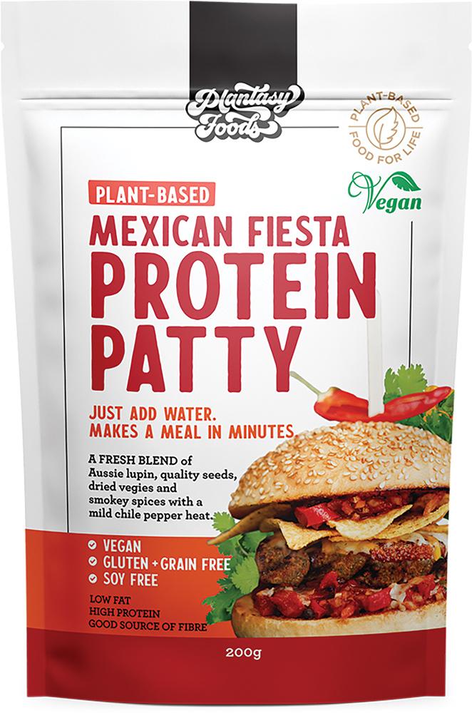 Plantasy Foods Protein Patty Mix Mexican Fiesta