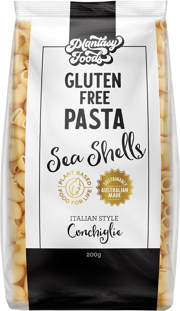 Plantasy Foods Gluten Free Pasta Sea Shells Conchiglie
