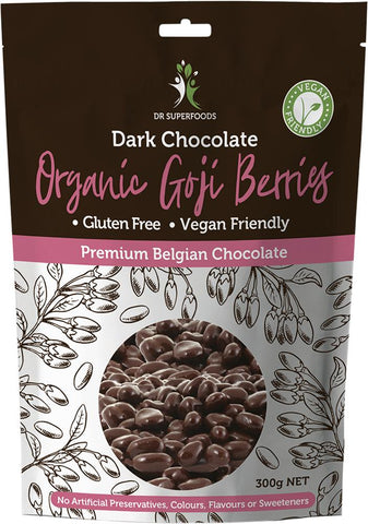 DR SUPERFOODS Goji Berries Organic Dark Chocolate