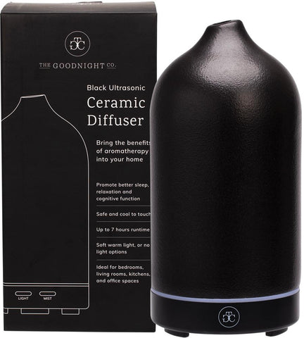 THE GOODNIGHT CO. Ceramic Diffuser Black Ultrasonic