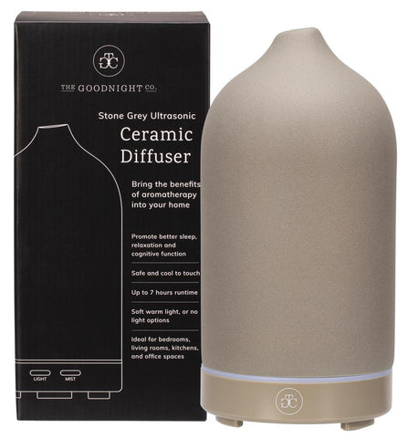 THE GOODNIGHT CO. Ceramic Diffuser Stone Grey Ultrasonic