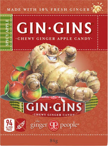 The Ginger People Gin Gins Ginger Candy Chewy Spicy Apple
