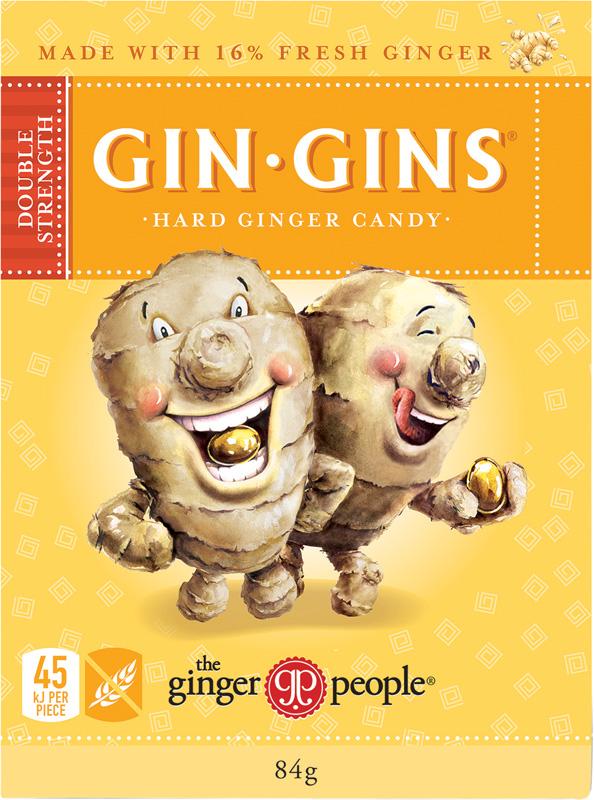 The Ginger People Gin Gins Ginger Candy Hard Double Strength