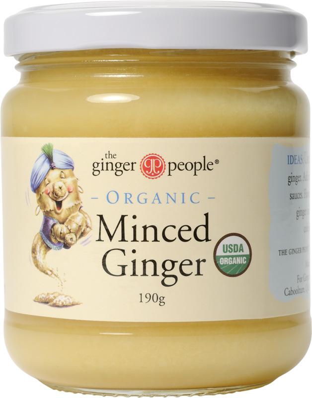 THE GINGER PEOPLE Minced Ginger Organic