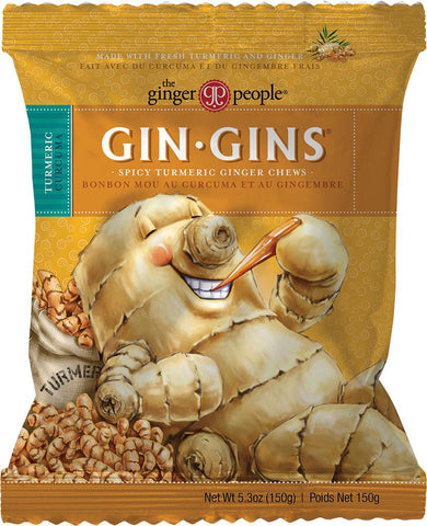 The Ginger People Gin Gins Ginger Candy Chewy Spicy Turmeric