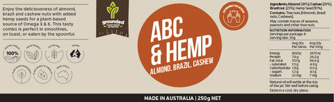 Hemp Foods Australia ABC & Hemp Spread