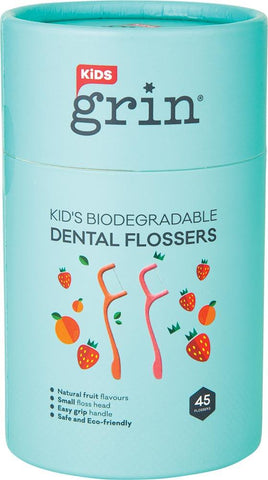 GRIN Biodegradable Dental Flossers Kid's