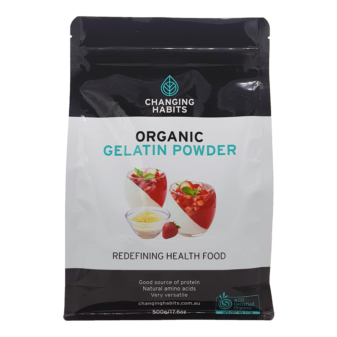 Changing Habits Organic Gelatin Powder