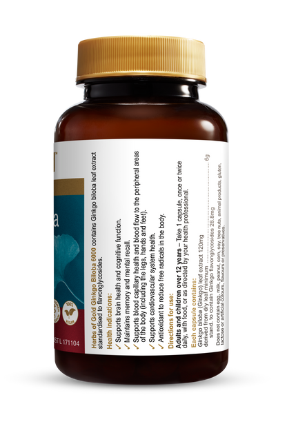 Herbs of Gold - Ginkgo Biloba 6000