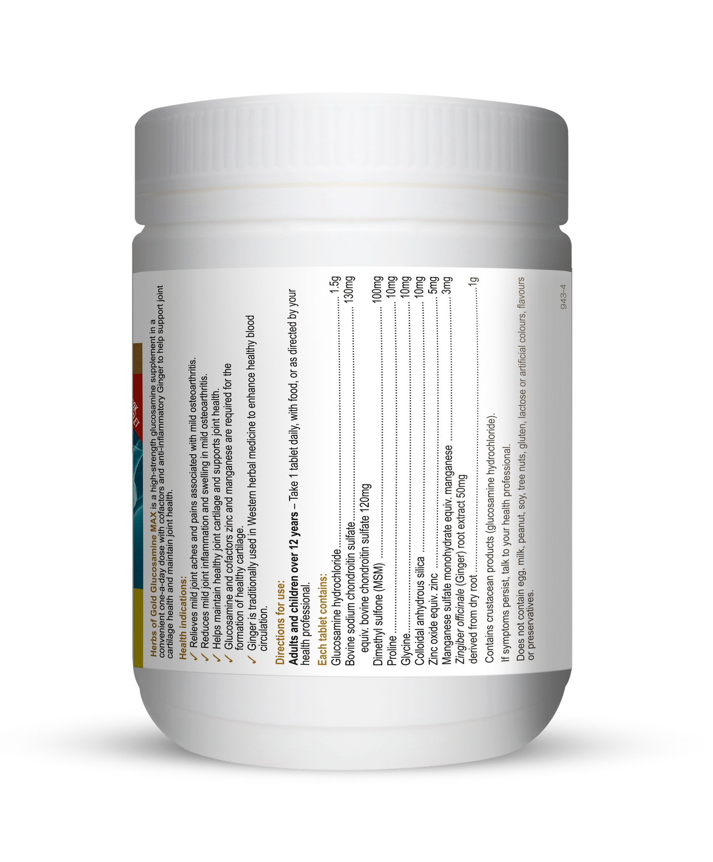 Herbs of Gold - Glucosamine Max