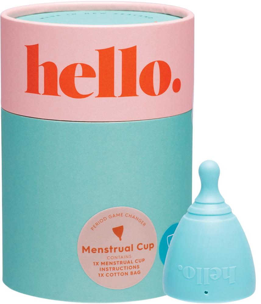THE HELLO CUP Menstrual Cup Blue S/M