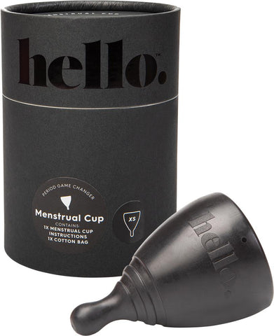 THE HELLO CUP Menstrual Cup Black XS