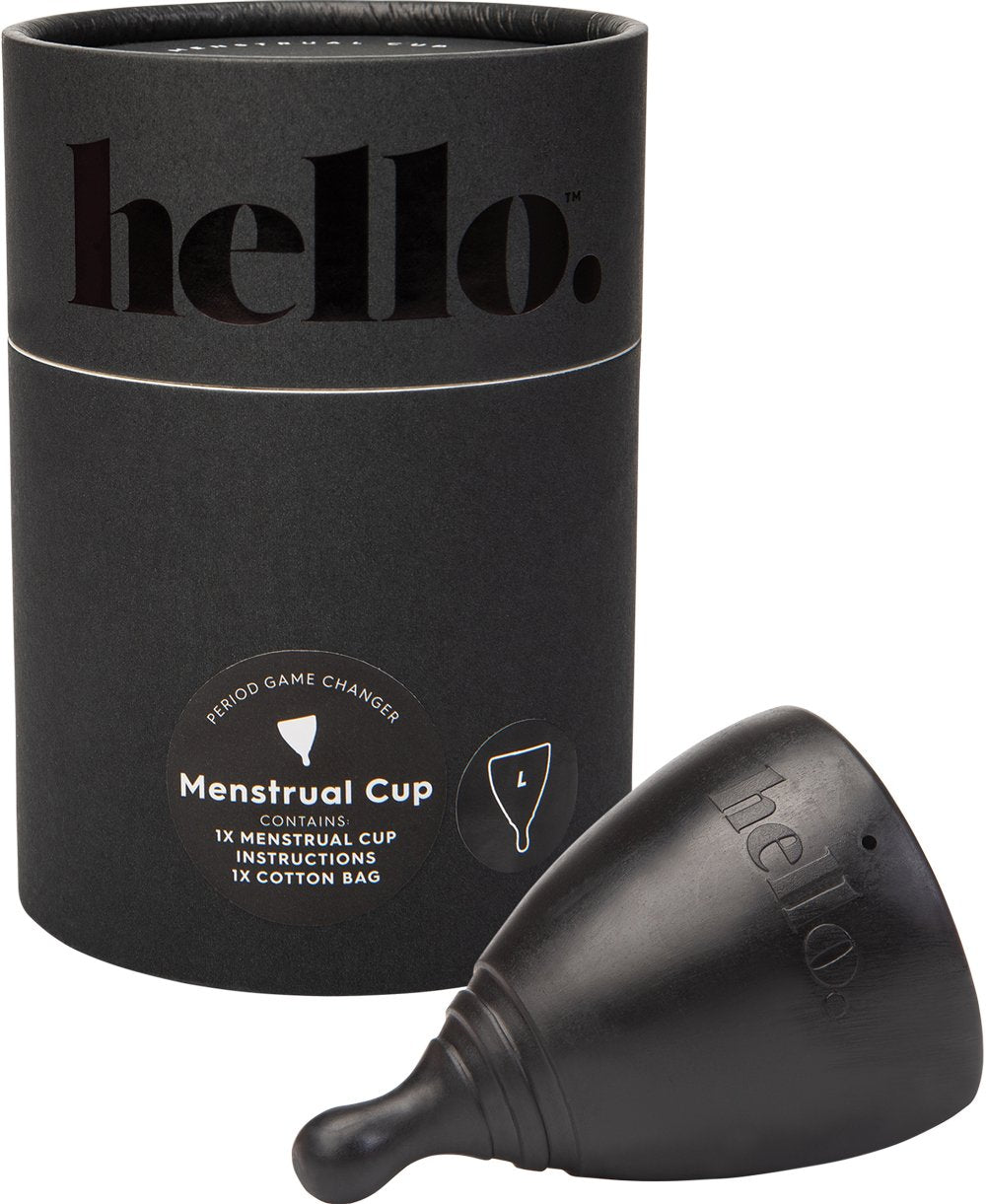 THE HELLO CUP Menstrual Cup Black L