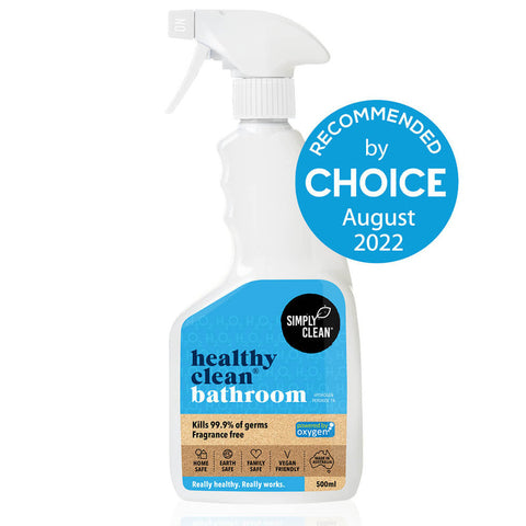 Simply Clean Healthy Clean Bathroom