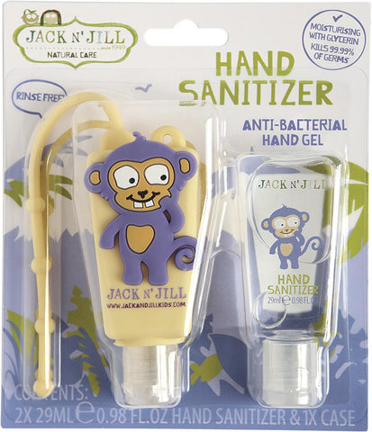 JACK N' JILL Hand Sanitizer & Holder Monkey