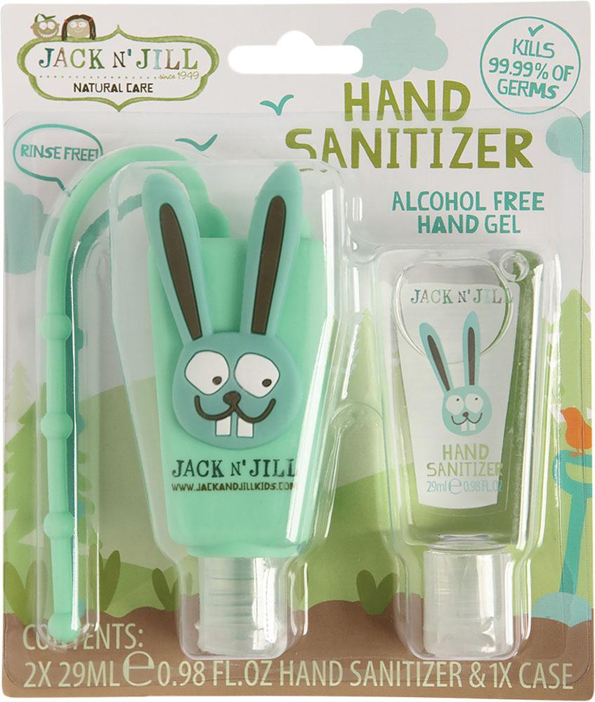 JACK N' JILL Hand Sanitizer & Holder Alcohol Free Bunny
