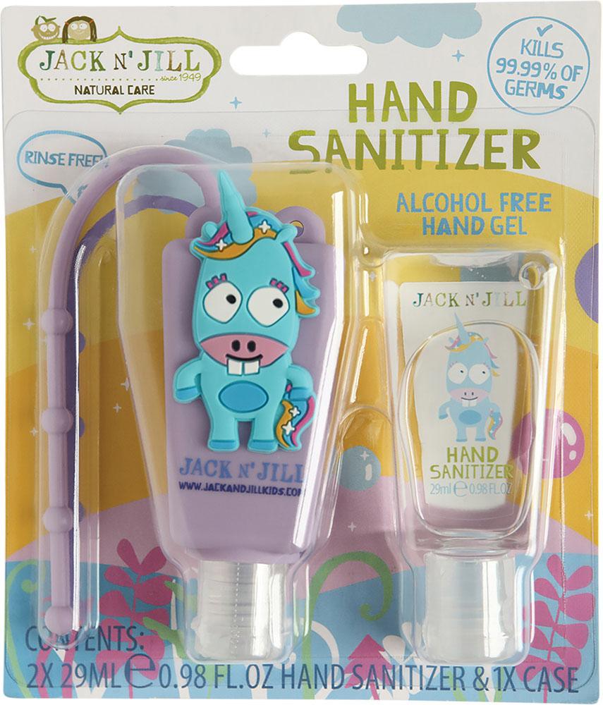JACK N' JILL Hand Sanitizer & Holder Alcohol Free Unicorn
