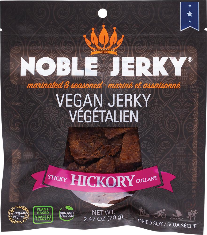 NOBLE JERKY Vegan Jerky Sticky Hickory