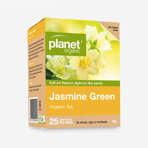 Planet Organic Tea Bags Jasmine Green