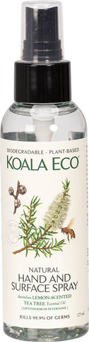 KOALA ECO Natural Hand & Surface Spray Lemon Scented Tea Tree
