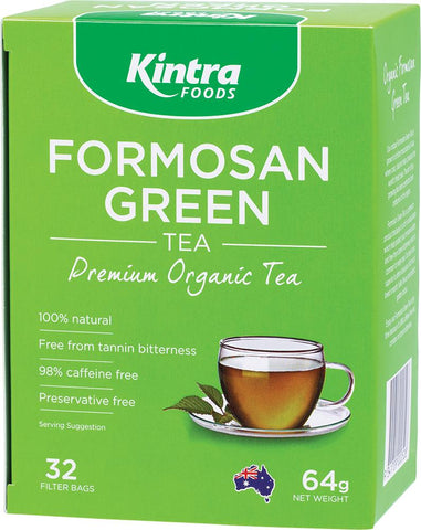 KINTRA FOODS Formosan Green Tea Tea Bags