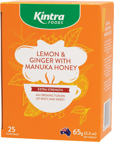 Kinta Foods Lemon and Ginger Tea with Manuka Honey