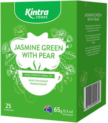Kintra Foods Herbal Tea Bags Jasmine Green with Pear