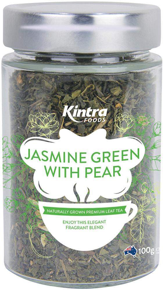 Kintra Foods Loose Leaf Tea Jasmine Green with Pear