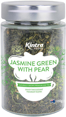 Kintra Foods Loose Leaf Tea Jasmine Green with Pear