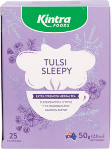 Kintra Foods Herbal Tea Bags Tulsi Sleepy