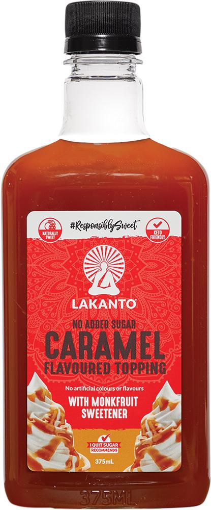LAKANTO Caramel Flavoured Topping Monkfruit Sweetener