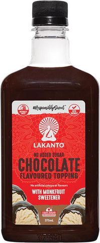 LAKANTO Chocolate Flavoured Topping Monkfruit Sweetener