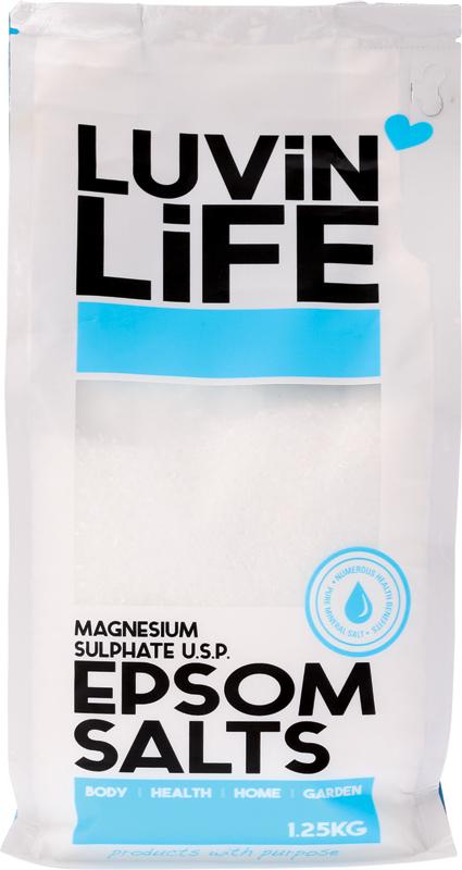LUVIN LIFE Epsom Salts Magnesium Sulphate U.S.P.