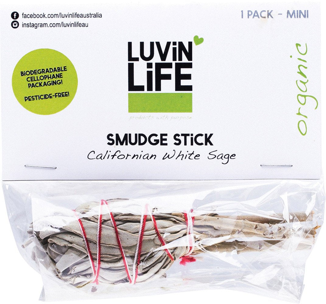 LUVIN LIFE Smudge Stick White Sage Mini 12cm