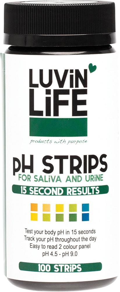 LUVIN LIFE pH Strips For Saliva & Urine