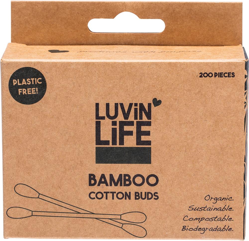 LUVIN LIFE Bamboo Cotton Buds Compostable