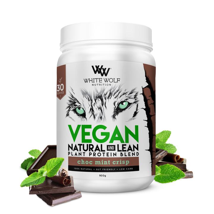 White Wolf Nutrition Lean Vegan Protein Chocolate Mint Crisp