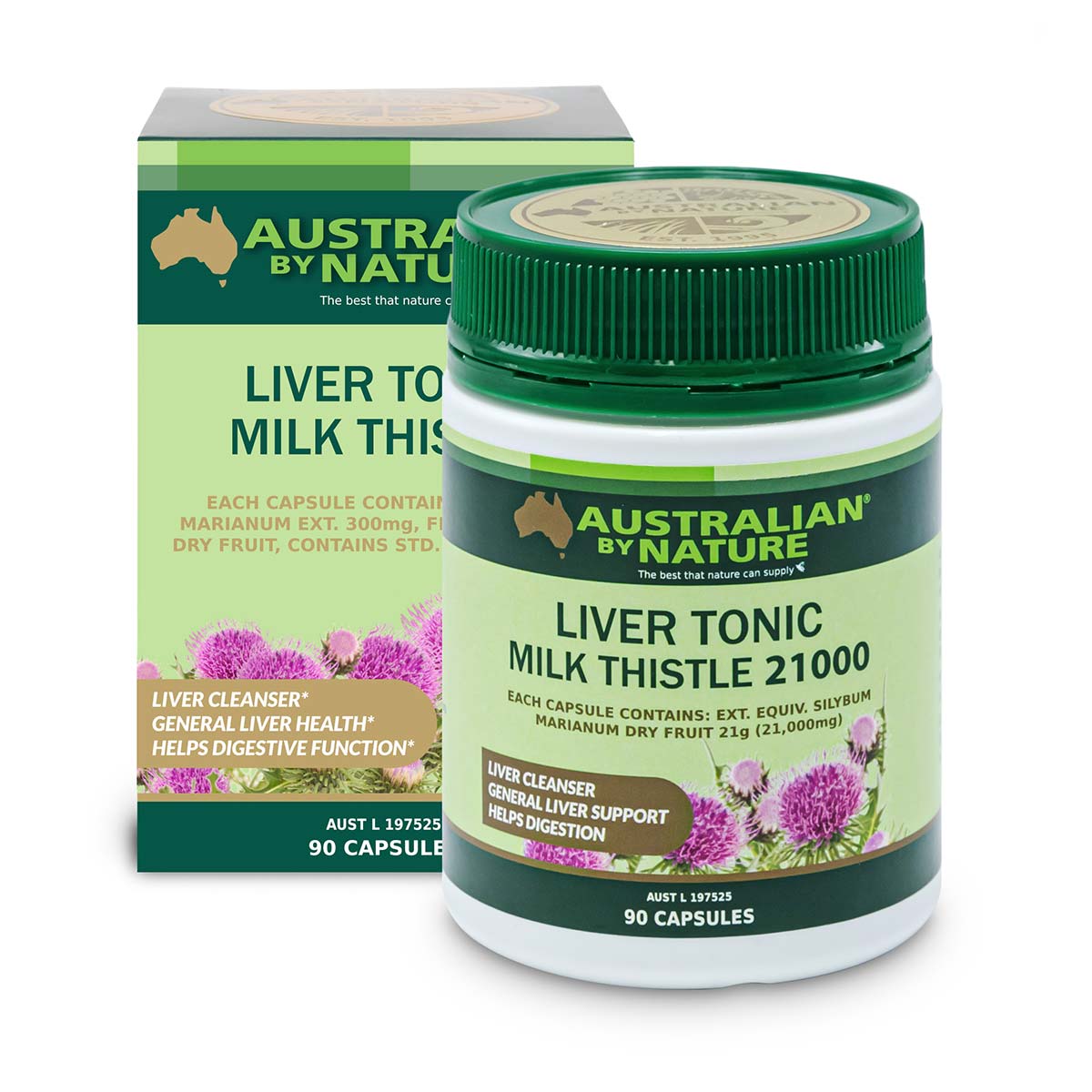 Australian By Nature Liver Tonic Milk Thistle 21,000mg