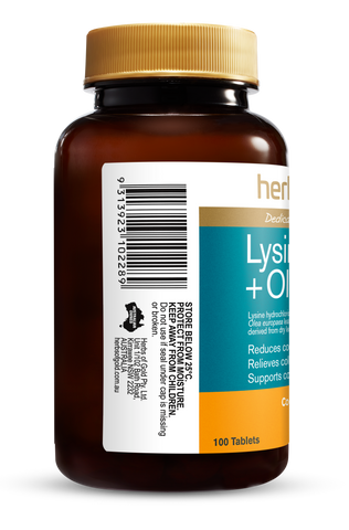 Herbs of Gold - Lysine 1000 + Olive Leaf