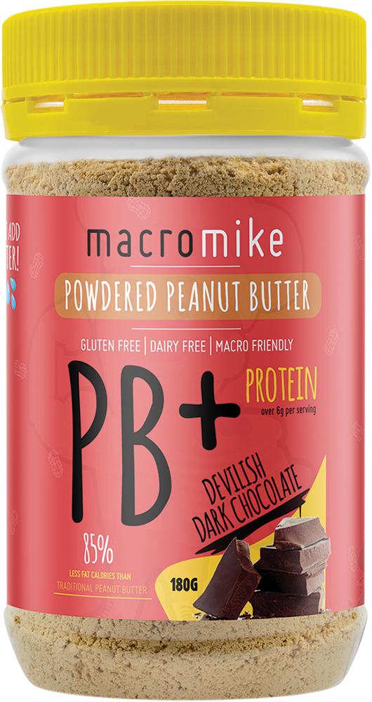 MACRO MIKE Powdered Peanut Butter Devilish Dark Chocolate